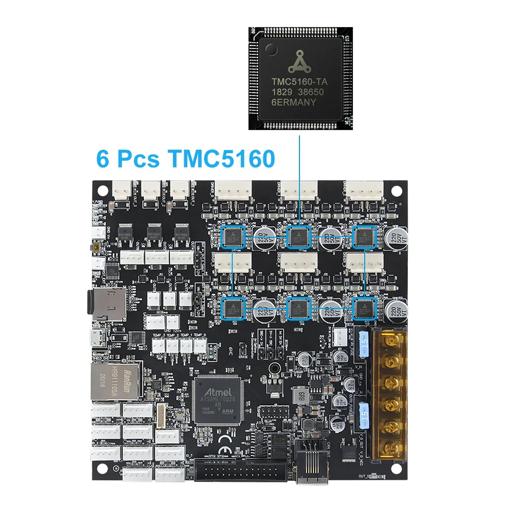 Клонированная плата контроллера Duet 3 6HC с обновлением дополнительная 32-битная