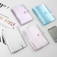transparent color pvc inner sheets pockets paper money collection book album for props sticker storage travel tickets pockets