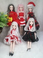 16 28cm blyth doll joint body fashion girl dolls handmade bjd doll full set 14 jointed doll children toys for girl gift