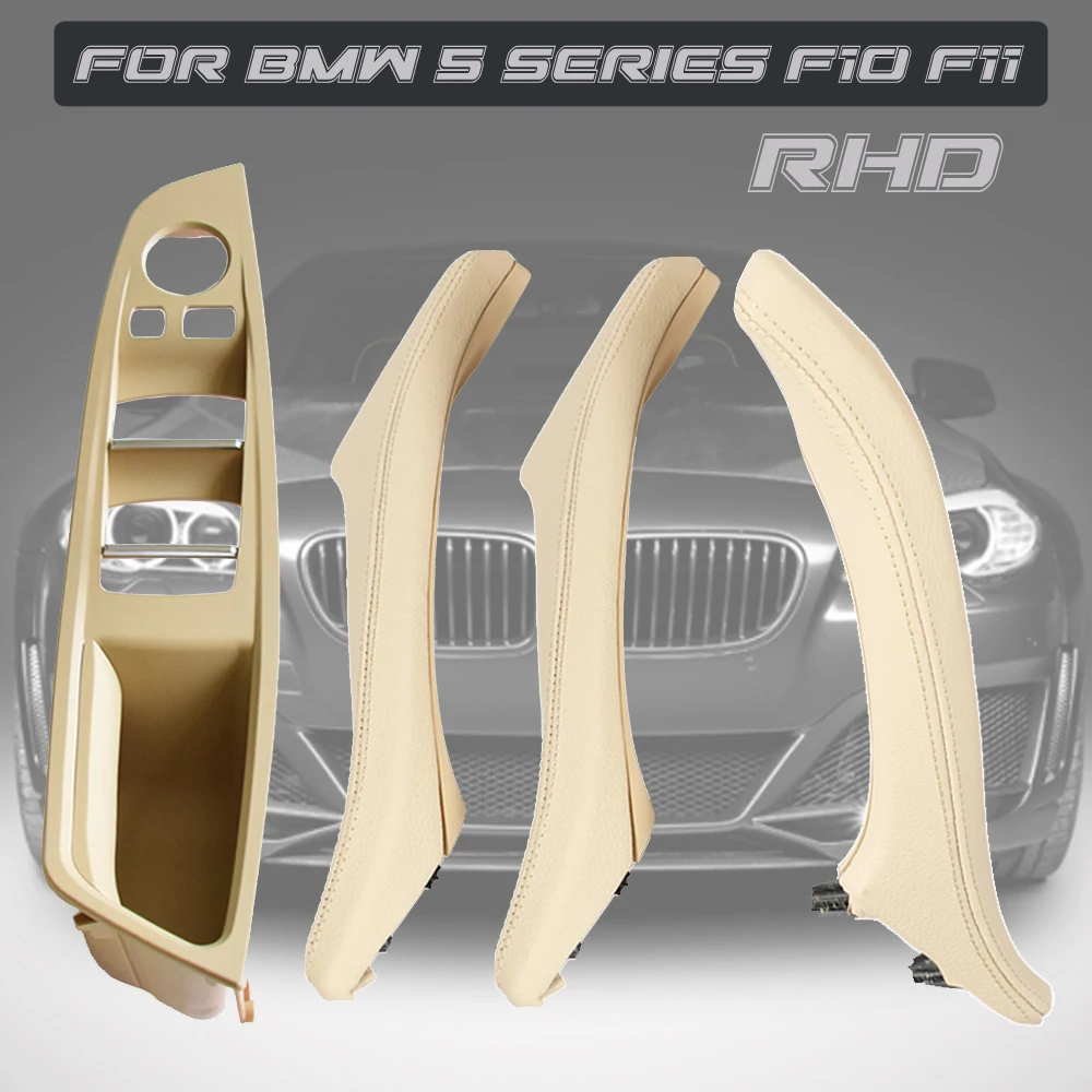 

New RHD Interior Door Armrest Window Switch Panel Pull Handle Set For BMW 5 Series F10 F11 F18 520i 523i 525i 528i 535i