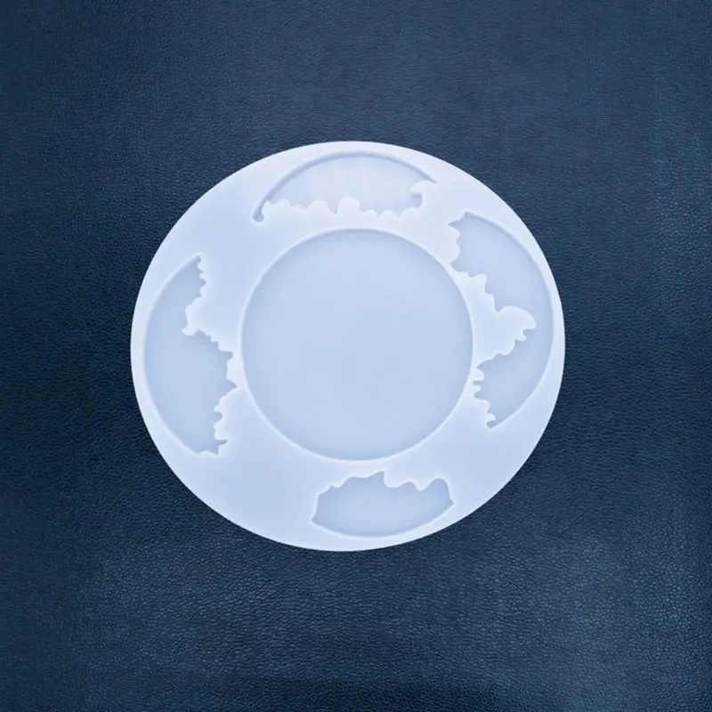 

1 Pc Agate Coaster Resin Casting Mold Silicone Jewelry Making Epoxy Mould Crafts