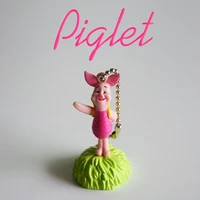 disney winnie the pooh piglet 5cm action figurine collection toys model mini doll pendant for kids gifts