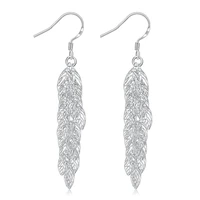 ant angel creative leaf earrings tassel romantic women fashion womens wedding gift elegant accessories 2021 new earring