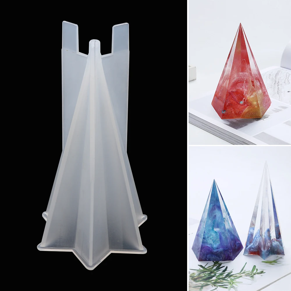 Новый шестиугольный конус форма для литья под давлением сделай сам декоративные