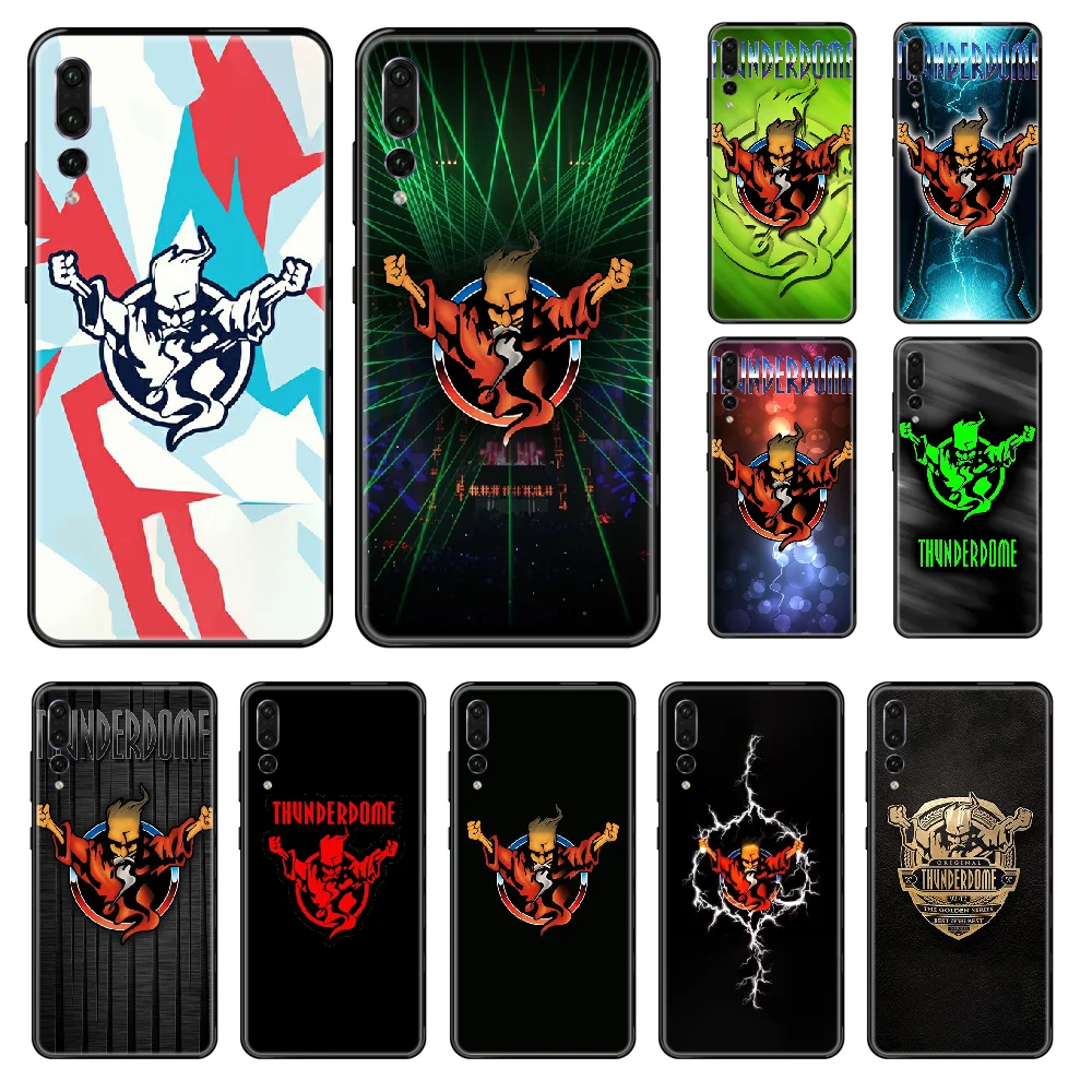 

Thunderdome Hardcore Wizard Phone case For Huawei P 8 10 20 30 Smart Plus 2019 Z Lite Pro 2017 2019 black luxury funda pretty