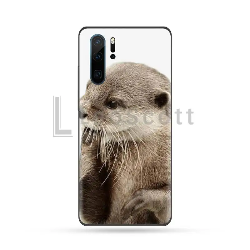 

Animal otter Phone Case Funda For Huawei P9 P10 P20 P30 Lite 2016 2017 2019 plus pro P smart