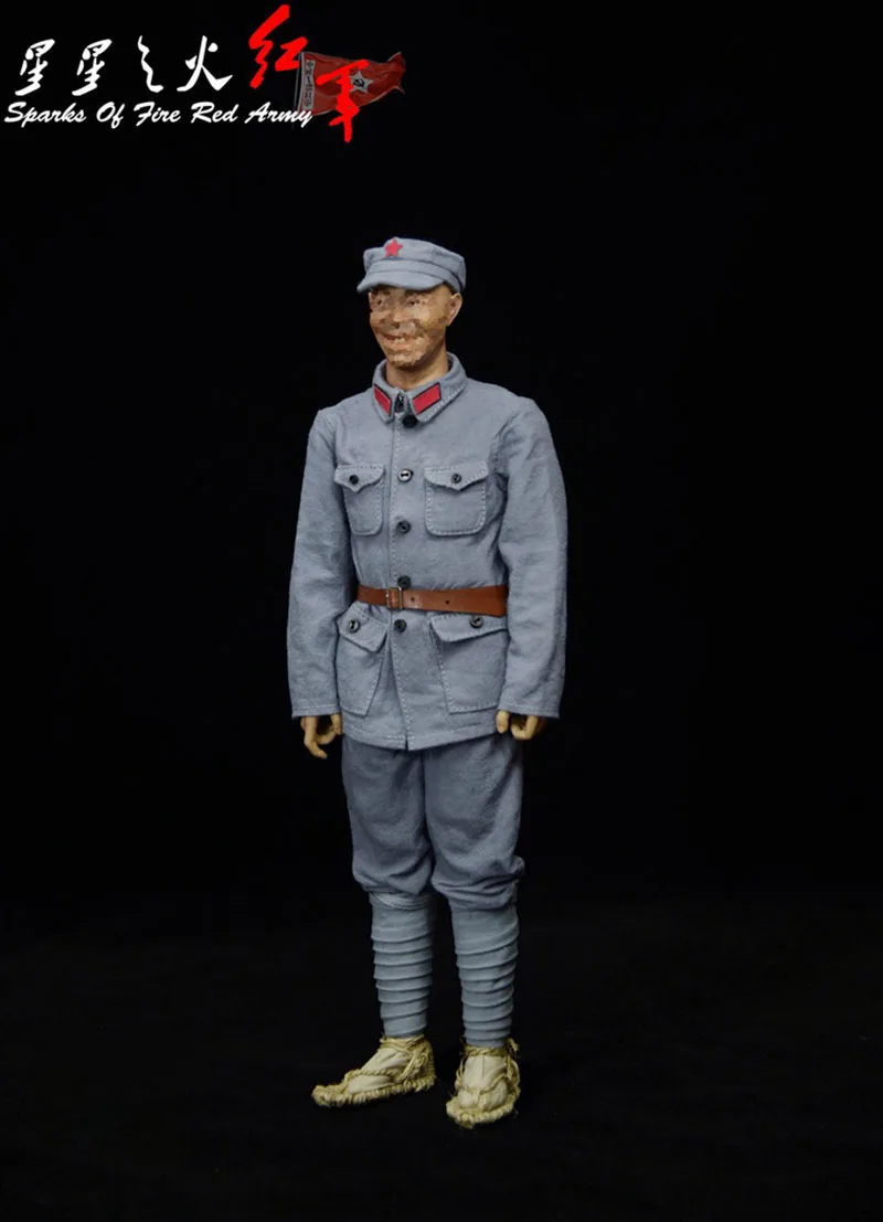

QOM-1015 1/6 Soldier Clothes Full Set Sparks Of Fire Red Army with Weapon Fit 12'' Male Action Figure Body