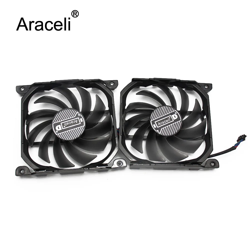 2 шт./лот 4Pin CF 12915S охлаждающий вентилятор GPU для INNO3D GTX 1080 Ti 1070 Ti 1060X2 V2 Графика видео охлаждения карт в качестве замены