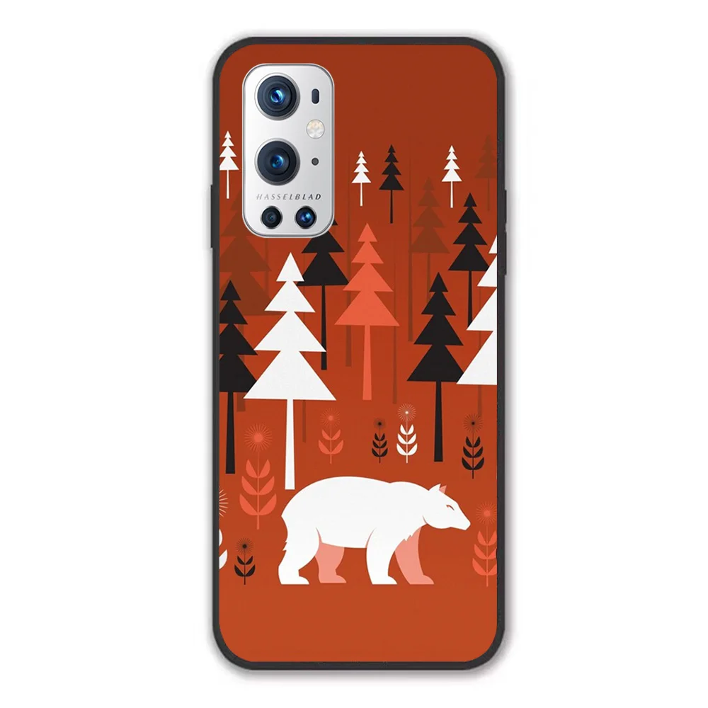 

For OnePlus Bear Soft TPU Border OnePlus 7 7T 7Pro 8 8T 8Pro 9 9Pro Case