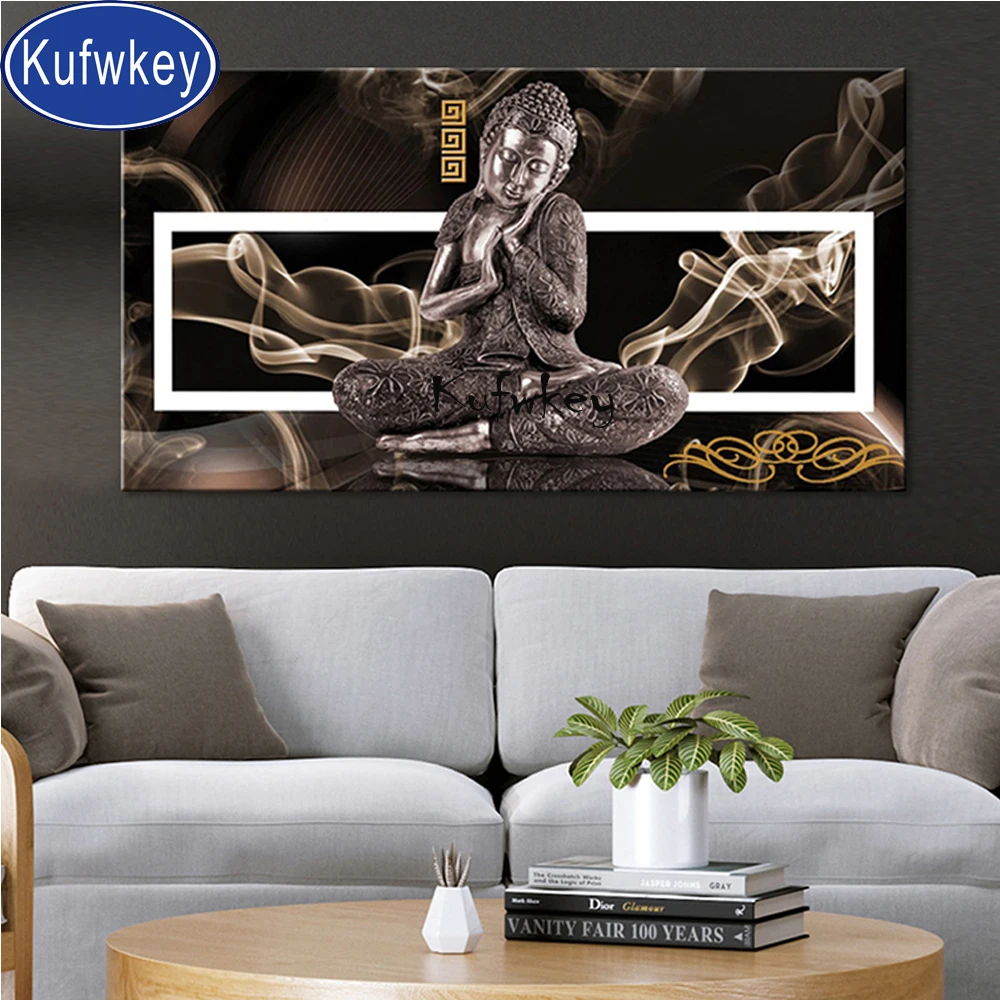 Набор для алмазной вышивки Будда картина с квадратными и круглыми стразами 5d