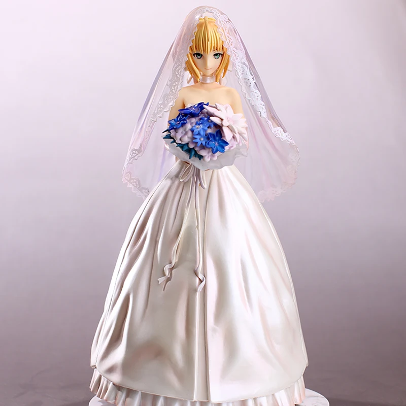 Saber Fate/Grand Order Сексуальная Свадебная сексуальная девушка аниме ПВХ Фигурки