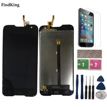 5.0 inch Mobile LCD Display For Blackview BV5000 LCD Display + Touch Screen 1280X720 Assembly Tools Protector Film 3M Glue