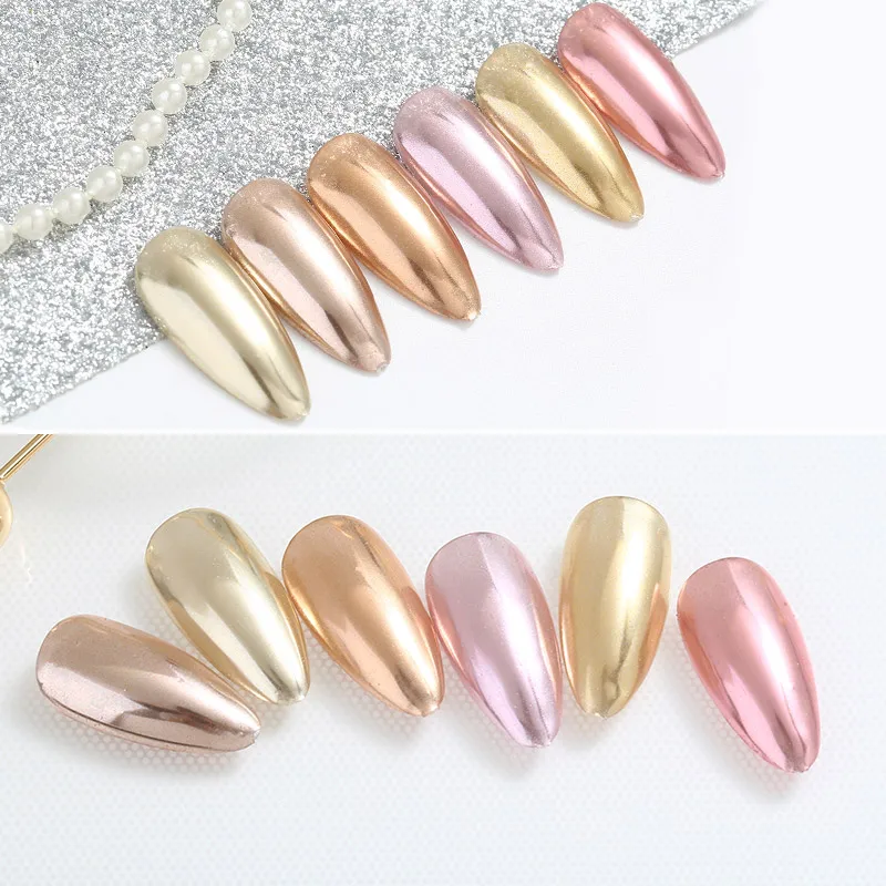 BUKAKI Nails мыло Пена порошок хромового пигмента волшебный блеск для ногтей зеркало