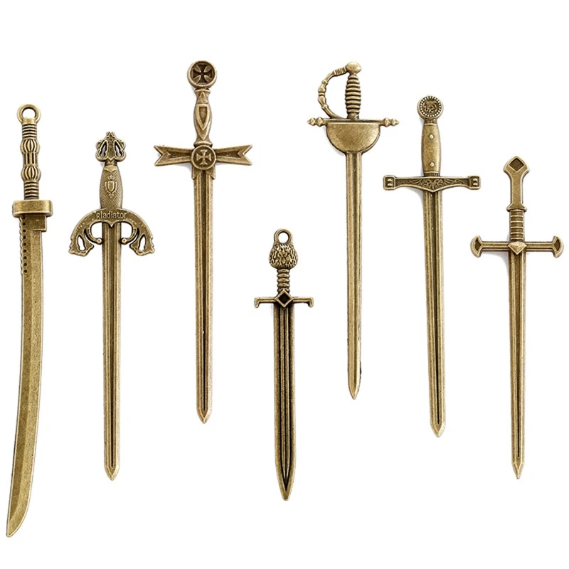 7 шт./набор искусственный меч рыцаря | Украшения и аксессуары