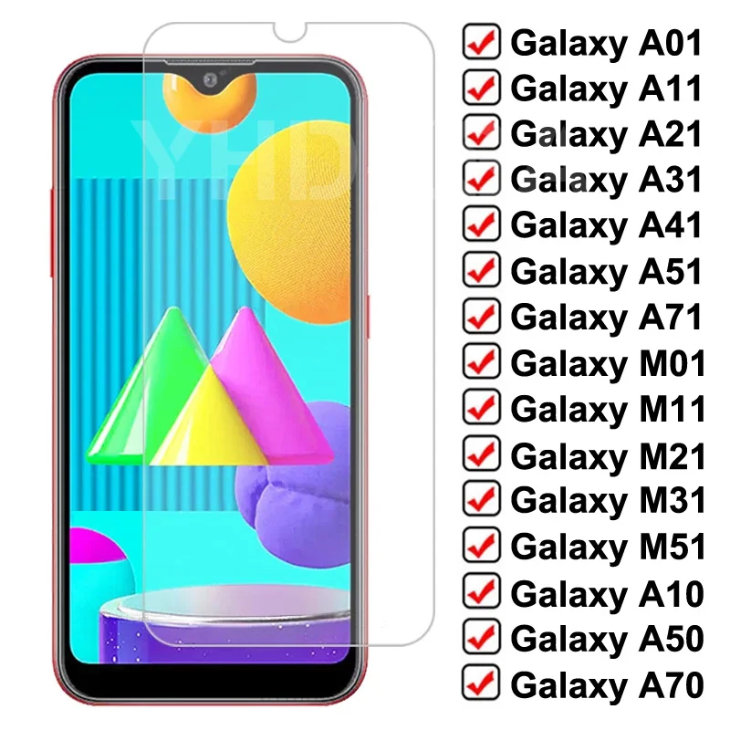 Закаленное стекло 999D для Samsung Galaxy A01 A11 A21 A31 A41 A51 A71 защита экрана M01 M11 M21 M31 M51 A30 A50