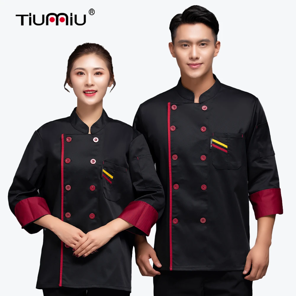 

Еда сервис шеф-повара Униформа суши костюм ресторан кухня шеф-повара куртка человек рубашка одежда с длинными рукавами официант повара оде...