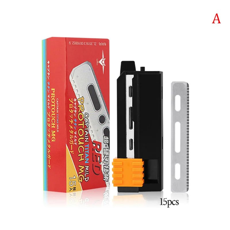

15pcs Replacement Hairdressing Hair Shaving Cutting Styling Razor Blades Hairdressing Razor Blade Hairdresser Modeling Tool