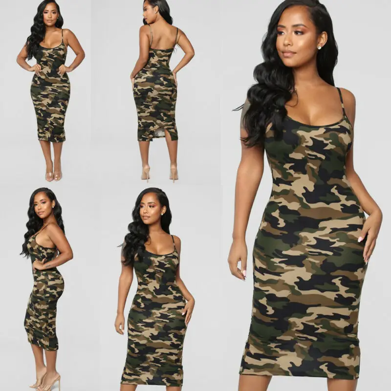 Женское платье из Джерси Стретч с принтом и вырезом лодочкой облегающее миди