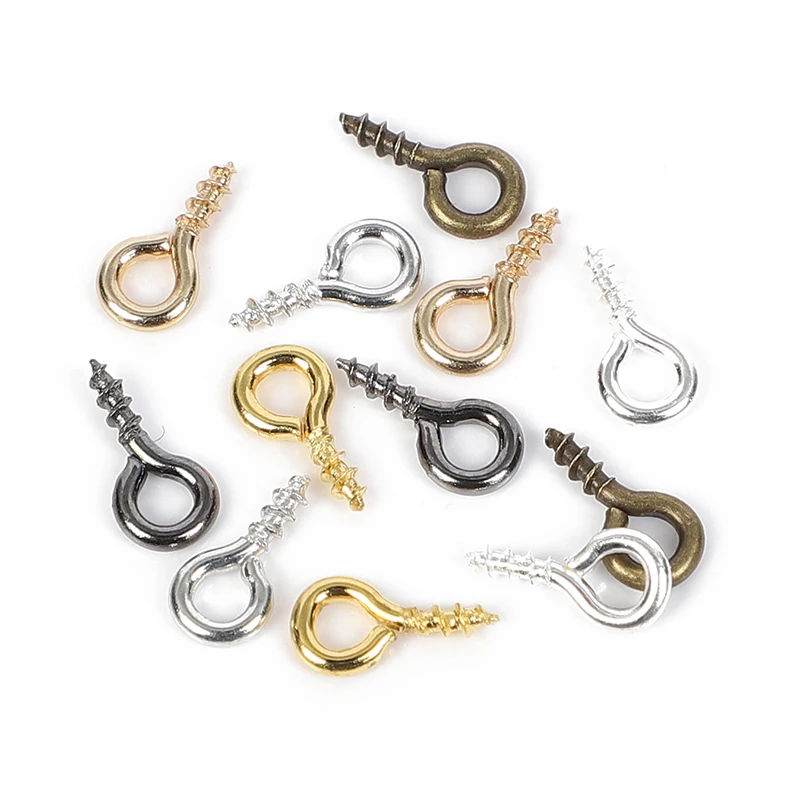 500 шт. винтовые шпильки для подвесок аксессуары мини глаз подвеска Бейл