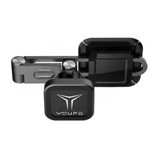 Magnetic Car Phone Holder Hidden Gps Navigation Mount Bracket Metal Stand Magnetic Tensile Foldable Multifunction Stand K5s1