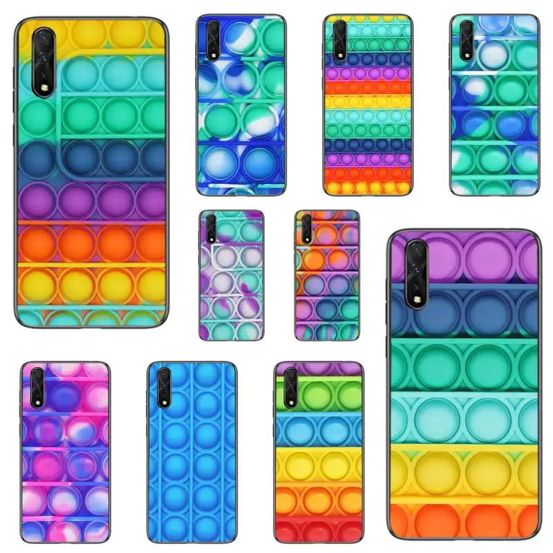 

Bubble Fidget Reliver Stress Antistress Phone Case For Redmi 8A 9A 10X Note 8 8t 9 Pro Max 10 K20 K30 Pro Cover