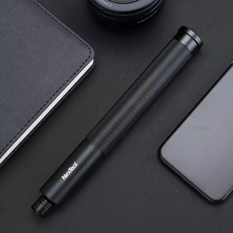 Черный Xiaomi Mijia Nextool безопасная выживающая Расширительная штанга Автомобильная аварийная Личная защита разбитое окно спасательная штанга портативная телескопическая штанга - Цвет: Черный