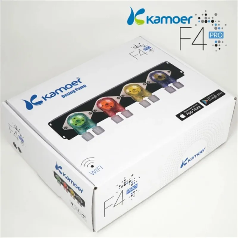 Kamoer-bomba dosificadora F4 PRO WIFI para acuario, tanque marino controlado a distancia, aplicaci&oacute;n 5,0, 0,1 mL, nueva-0