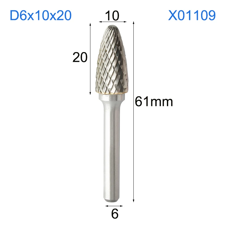 

Роторная фреза Vsharp из вольфрамовой стали 6 мм
