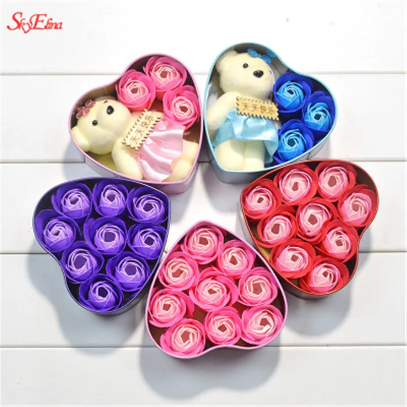 Ароматическая ванна для тела лепесток розы Лепесток мыло цветок Рождество