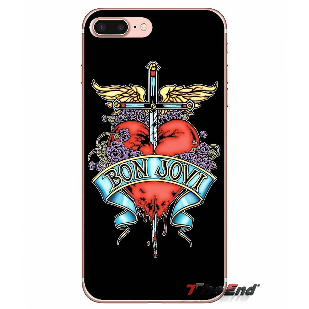 Для Samsung Galaxy J1 J2 J3 J5 J7 A3 A5 A7 2015 2016 2017 J330 J530 J730 Soft Shell Чехол Бон Джови &quotЛегенда рок