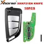 10 шт.лот XHORSE XKKF21EN VVDI KNIFE 2 Style(Flip-3BTN) дистанционный ключ для VVDI VVDI2 Key Tool английская версия