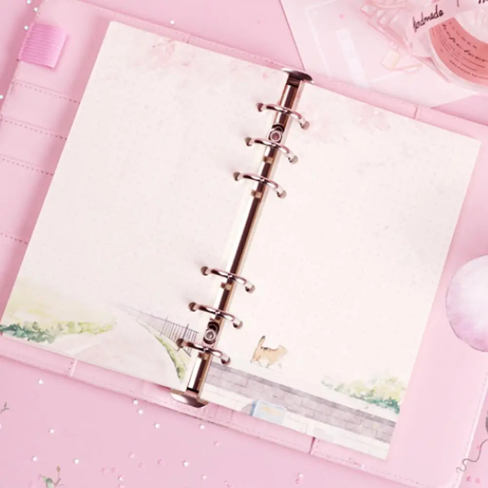 

A6 Blossom Pink 80-page Notebook Daily Weekly Goal Timetable Stationery Office School Supplies