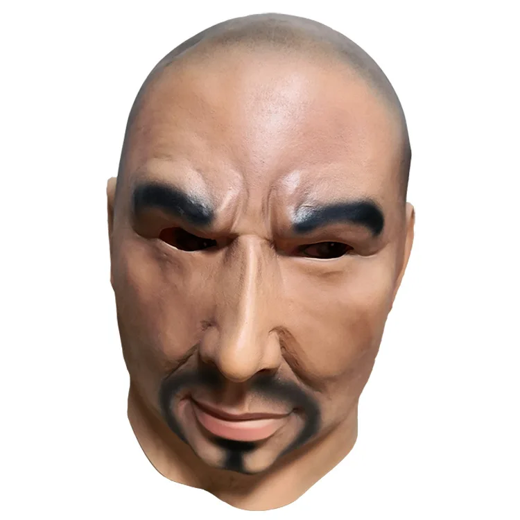 1 шт. преисподней босс Косплэй страшно для наращивания на всю голову латексная