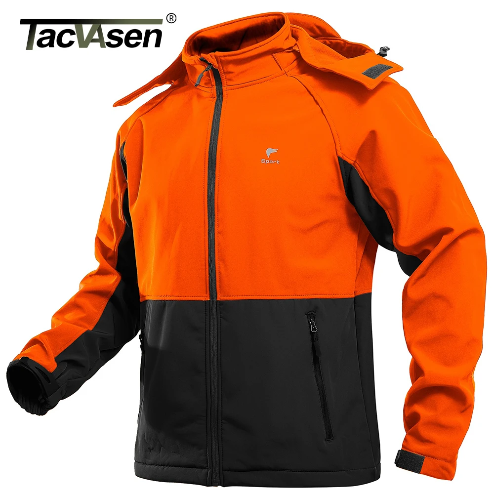 Толстовка мужская тактическая TACVASEN флисовая водонепроницаемая куртка со