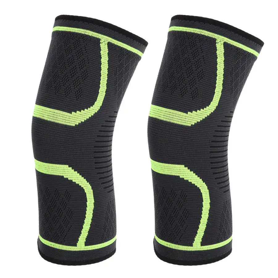 Спортивные наколенники нейлоновые Воздухопроницаемый защитный бандаж для бега
