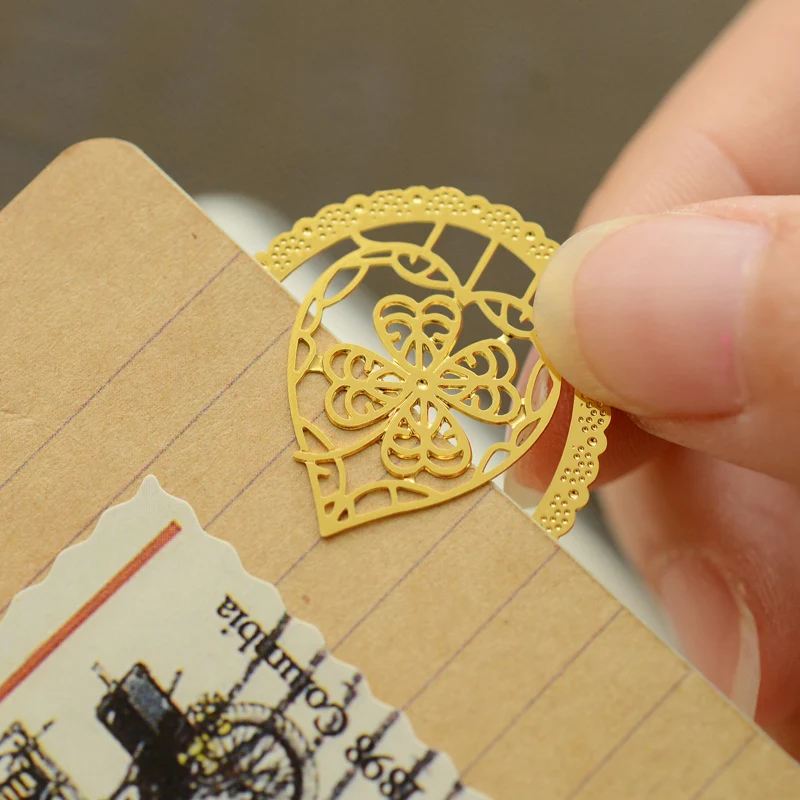 

7 Pcs/Lot Metal Animal Bookmarks for Books Vintage Metal Bookmark Fancy Office Decoration School Supply E6833