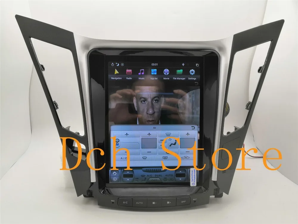 10,4 ''вертикальный экран Tesla стиль Android 8,1 автомобильный DVD gps навигатор плеер радио для hyundai sonata 2012 2013 PX6 CARPLAY