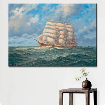 Пейзаж масляная живопись европейский и американский пейзаж морской