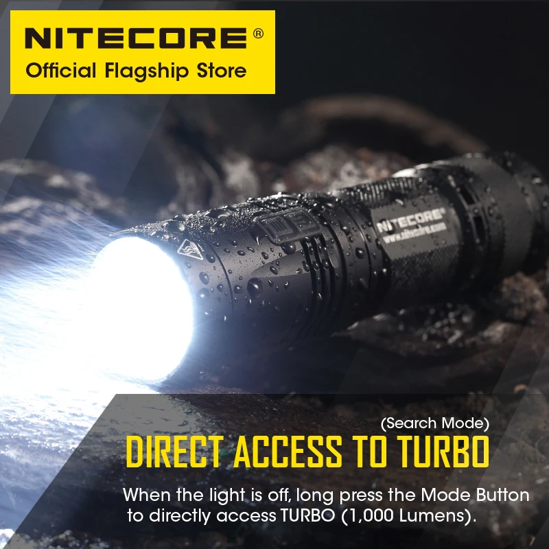 Перезаряжаемая светодиодсветильник вспышка NITECORE R40 V2 мощный фонарь дальнего