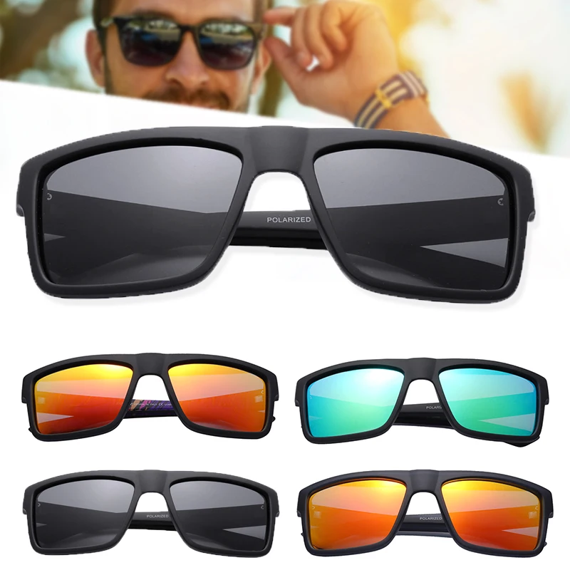

For DUBERY Sports Polarized Sunglasses Eyeglasses Outdoor Driving Square Lens Glasses Eyewear D918