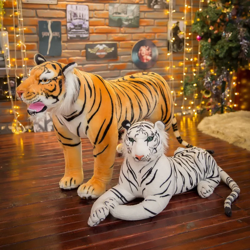 Огромная детская дневная милая мягкая кукла Тигр для подарка на день рождения