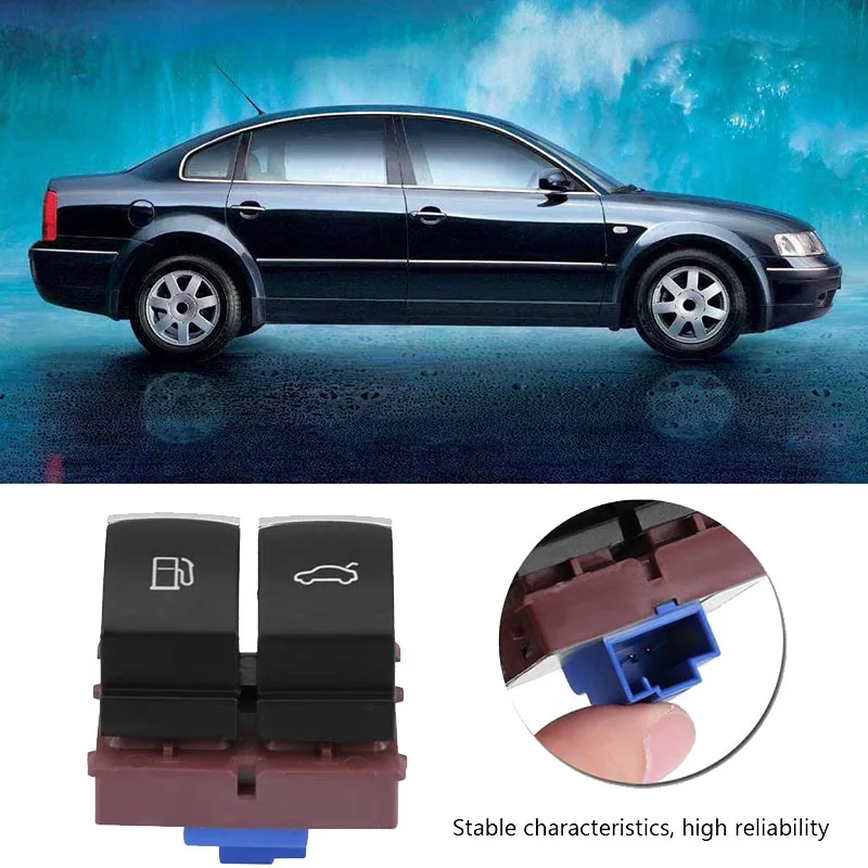 Хромированная кнопка включения топливного бака для багажника-Passat B6 Jetta MK6 EOS CC