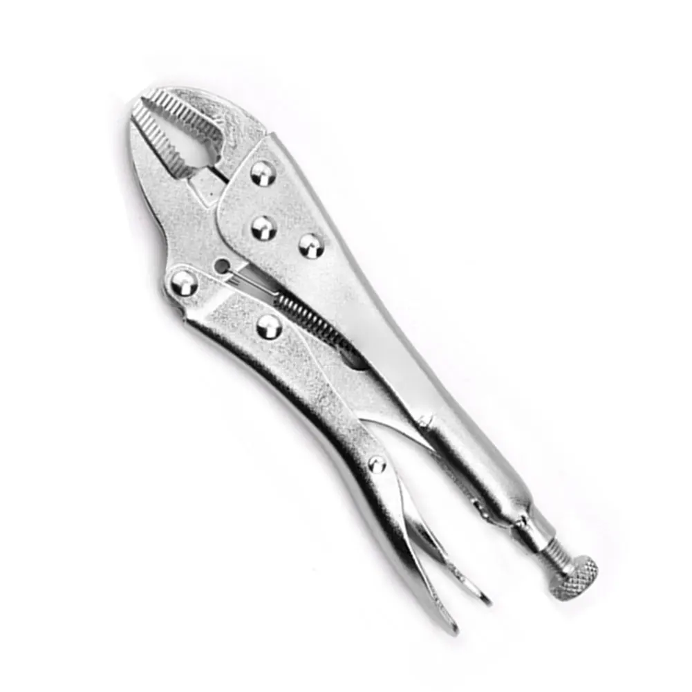 

New Locking Pliers Curved Jaw Mole Grips Self Wire Lock Heavy Duty High Carbon Steel 7/10inch Locking Vice Grips Pliers Tool