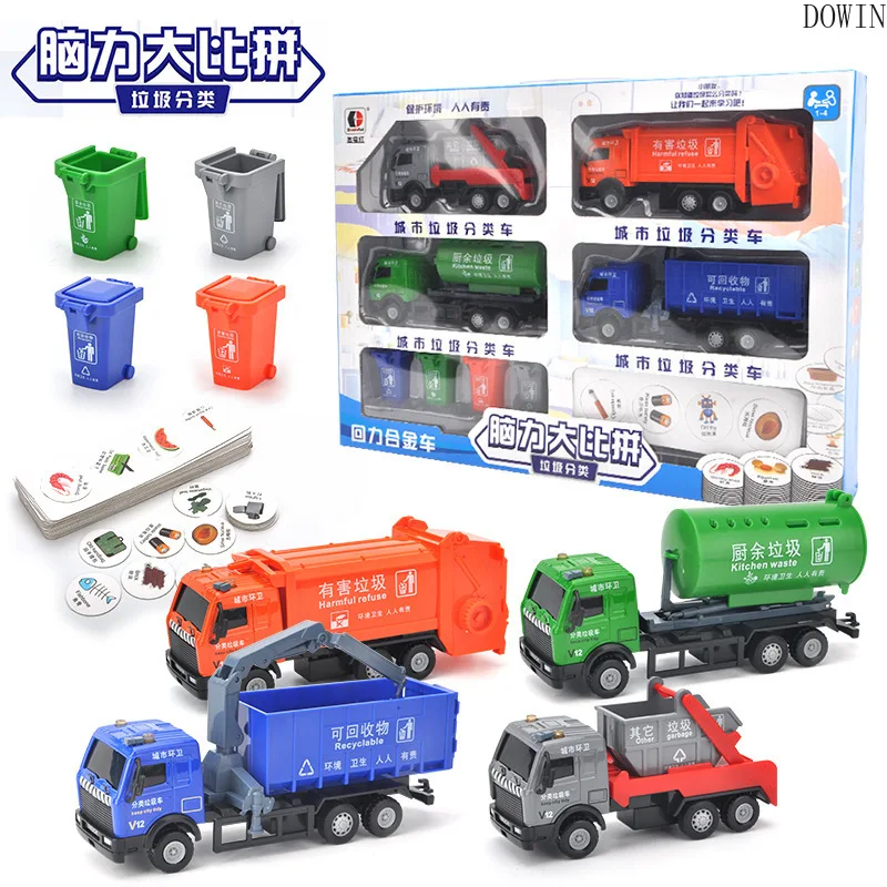 Детский грузовик мусоровоз игрушка для мальчика имитация инерции Инженерная