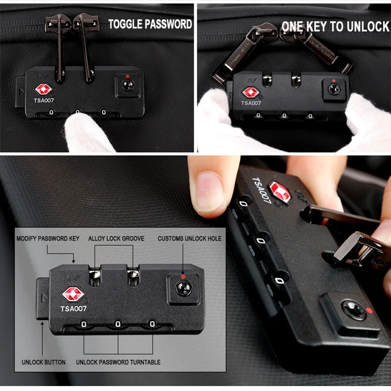 

New Business Laptop Backpack Men Luxury Coded Lock Anti-theft Backpack Male Backpacks 2020 Multifunction USB Charge Casual Solid