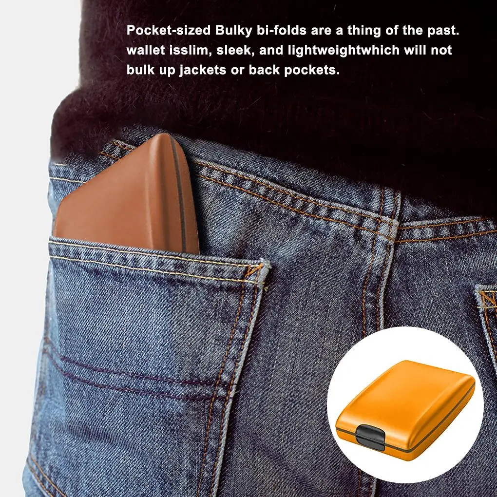 Новый надежный RFID-кошелек для депозита и выдачи кредитных карт Мужской Женский