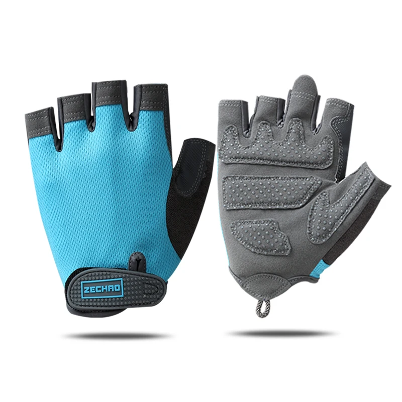

New Cycling Anti-slip Anti-sweat Men Women Half Finger Gloves Breathable Anti-shock Gym Fitness Sports Gloves Bike Bicycle Glove
