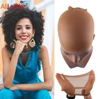 Сетка для волос Alileader, 20 шт.10 упаковок, сетка для париков, сетка для волос, сетка для изготовления аксессуаров для париков свободного размера