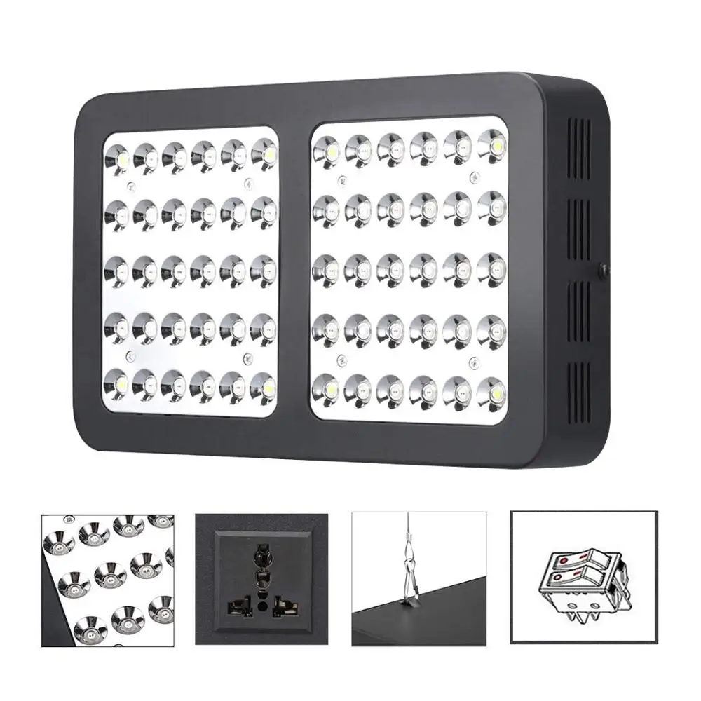 Высокая эффективность полный спектр led grow lights с отражателем 600 Вт/900 Вт/1200 Вт для