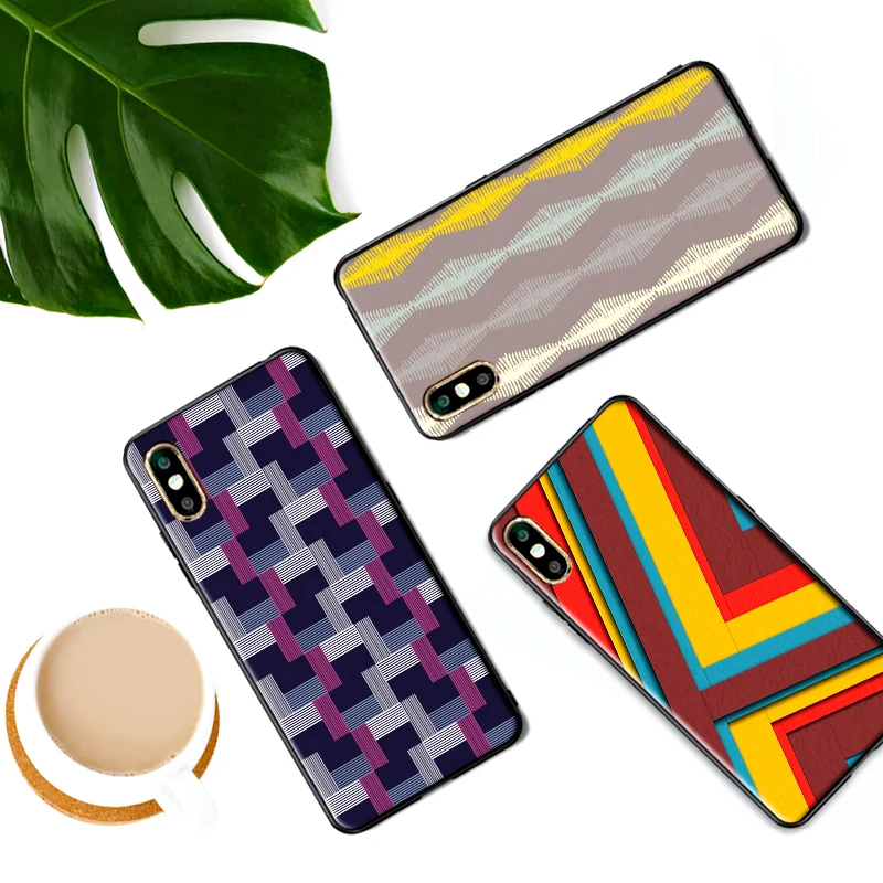 Для iPhone 6 6s 7 8 Plus X XR XS Max 5 5S SE телефон Cas абстрактное искусство красочные